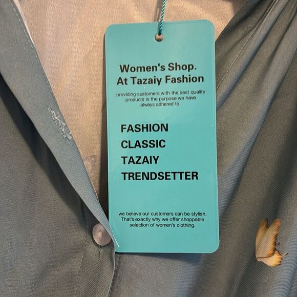 Tazaiy blouse with butterflies size medium - Picture 8 of 8